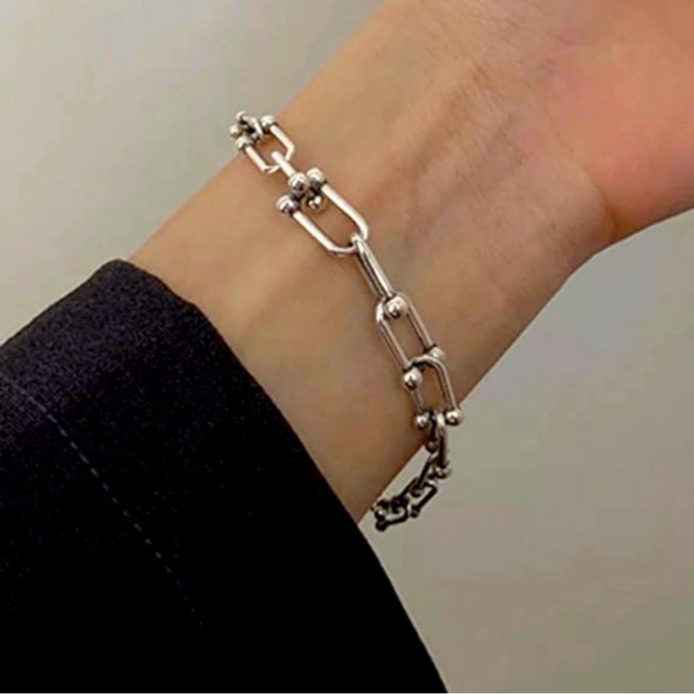 Hardwear sterling silver link bracelet